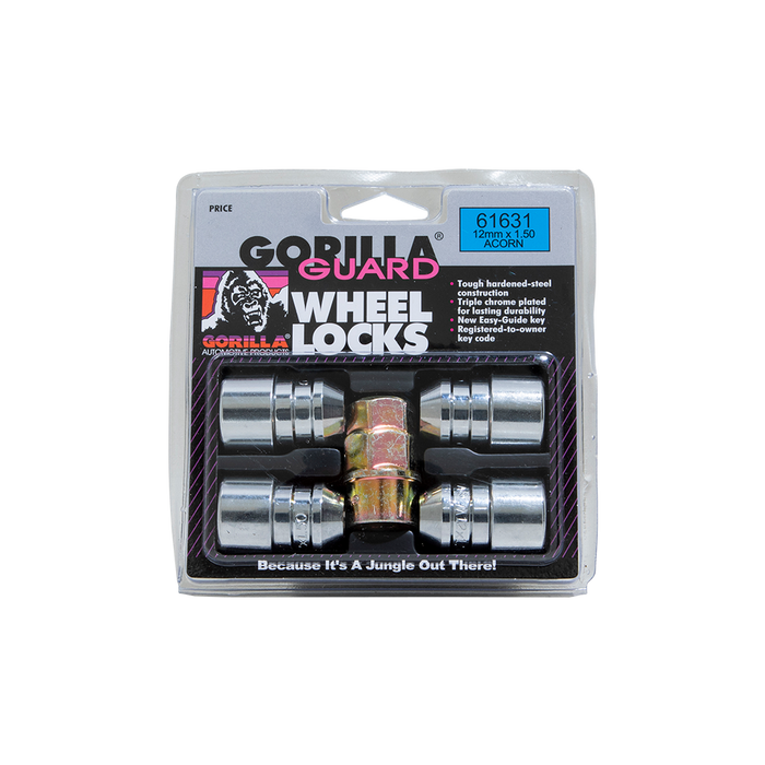 Gorilla Automotive 000000000000061631 GORILLA GUARD ACORN 12-1.50 CHR CLAM - Truck Part Superstore
