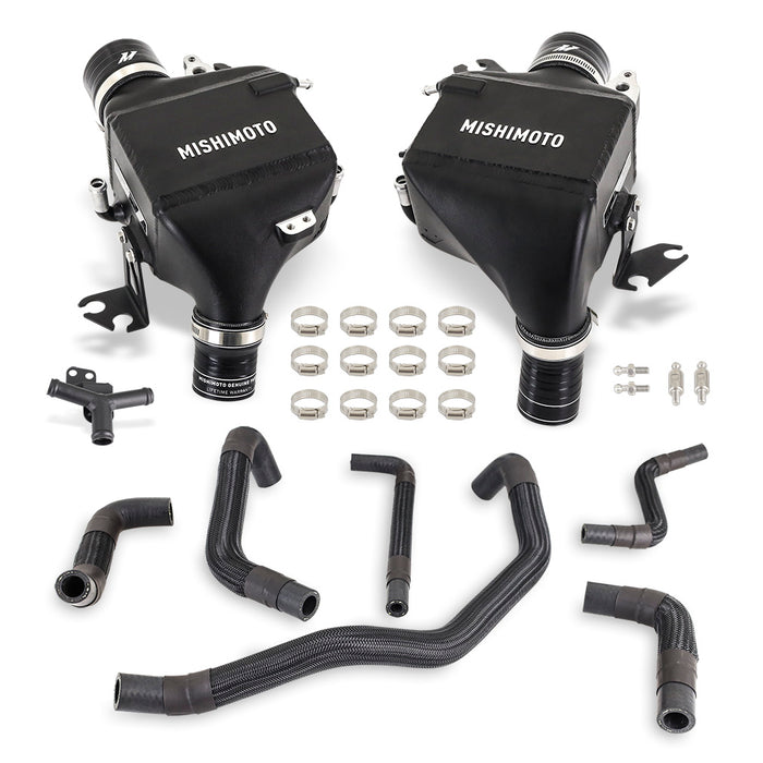 Mishimoto MMINT-Q50-16N Air-To-Water Intercoolers, Fits Infiniti Q50/Q60 3.0T 2016+, Custom Color - Truck Part Superstore
