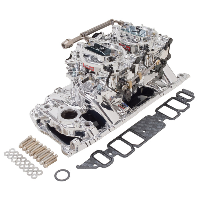 Edelbrock 20664 Engine Intake Manifold / Carburetor Kit - Truck Part Superstore