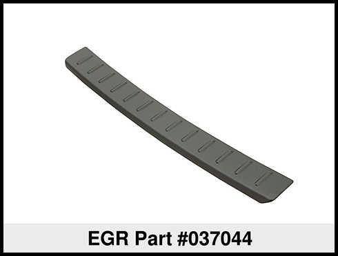 EGR BP037044 EGR Rear Bumper Protector-Made in the USA. - Truck Part Superstore