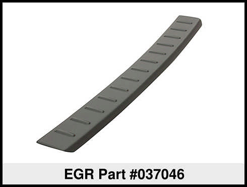 EGR BP037046 EGR Rear Bumper Protector-Made in the USA. - Truck Part Superstore