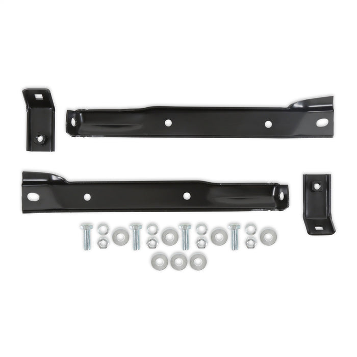 Holley 04-680 Holley Classic Truck Bumper Bracket; Front; Black; - Truck Part Superstore