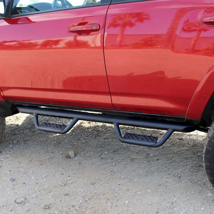 Go Rhino D224425T Drop down hoop step design is ideal for lifted vehicles or larger tires - Truck Part Superstore