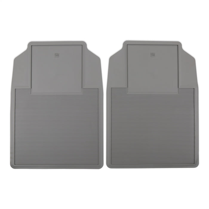 Holley 05-100GR Holley Classic Truck Floor Mat; Light Gray; Rubber PVC; Sold In Sets; - Truck Part Superstore