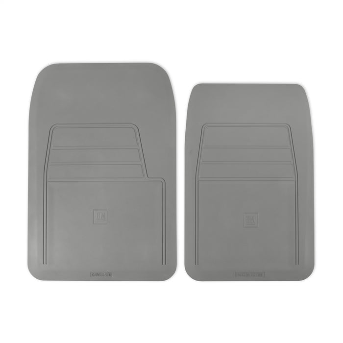 Holley 05-200GR Holley Classic Truck Floor Mat; Light Gray; Rubber PVC; Sold In Sets; - Truck Part Superstore