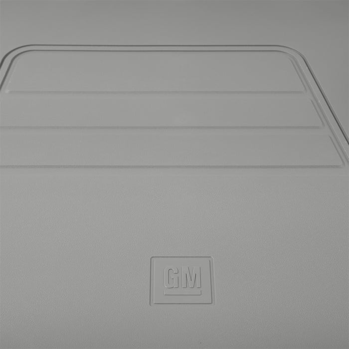 Holley 05-200GR Holley Classic Truck Floor Mat; Light Gray; Rubber PVC; Sold In Sets; - Truck Part Superstore