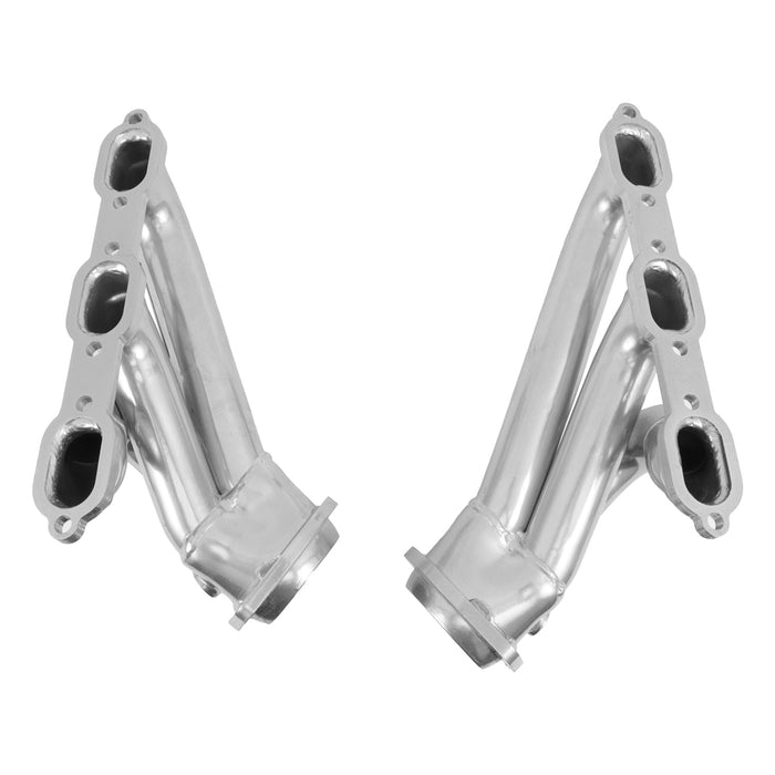 BBK Performance Parts 40400 2006-10 CHARGER CHALLENGER 3.5L SHORTY EXHAUST HEADERS (POLISHED SILVER CERAMIC) - Truck Part Superstore