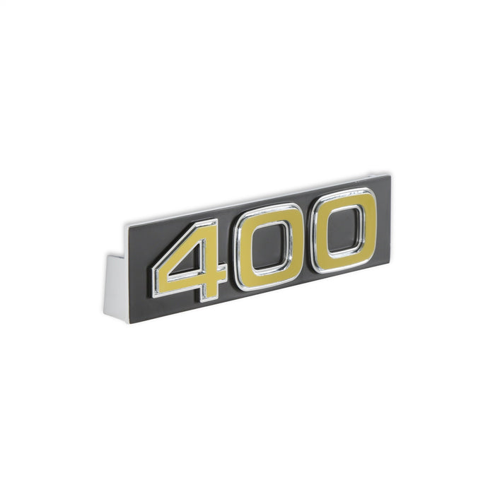 Holley 06-157 Grille Emblem; Incl. Mounting Hardware; 400; - Truck Part Superstore