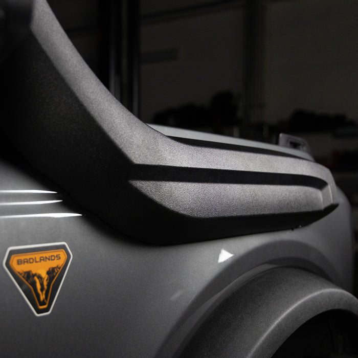 Mishimoto MMAI-BR-21NS Borne Off-Road Snorkel, fits 2021+ Ford Bronco 2.3L/2.7L with stock air intake - Truck Part Superstore