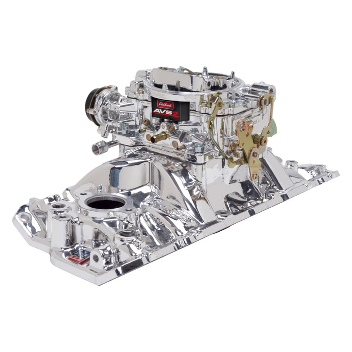 Edelbrock 20214 Engine Intake Manifold / Carburetor Kit - Truck Part Superstore