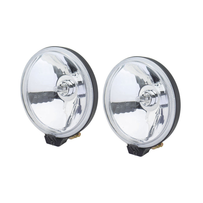 Westin 09-0205 Driving Light Round; Large; 5.75 in. x 2.75 in.; Incl. Plastic Cover; - Truck Part Superstore