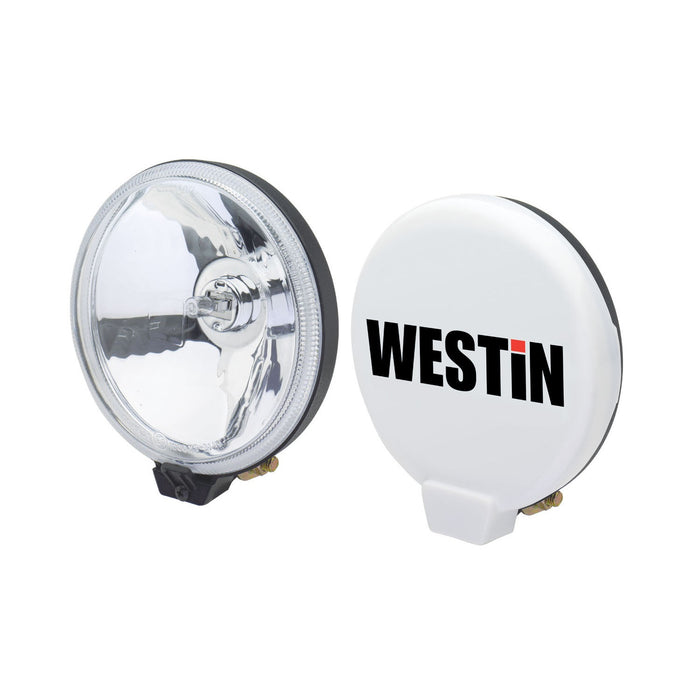 Westin 09-0205 Driving Light Round; Large; 5.75 in. x 2.75 in.; Incl. Plastic Cover; - Truck Part Superstore