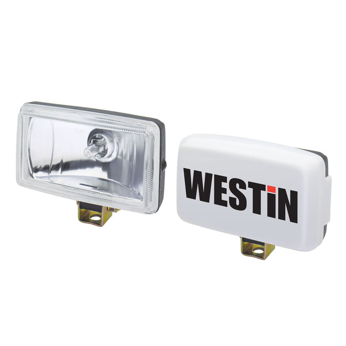 Westin 09-0405 Driving Light Rectangle; Large; 6 in. x 4 in. x 2.75 in.; Incl. Plastic Cover; - Truck Part Superstore