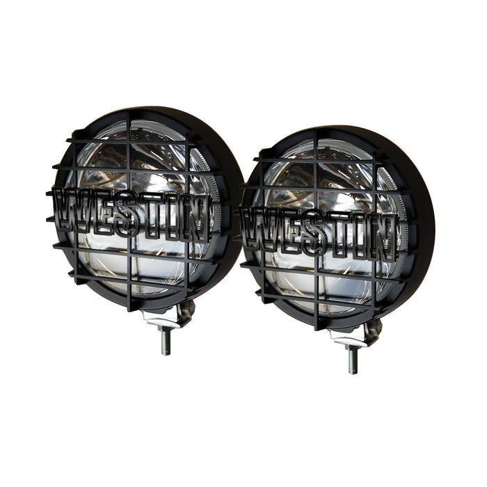Westin 09-0505 Off-Road Light; 6 in.; w/Grid; Black; - Truck Part Superstore