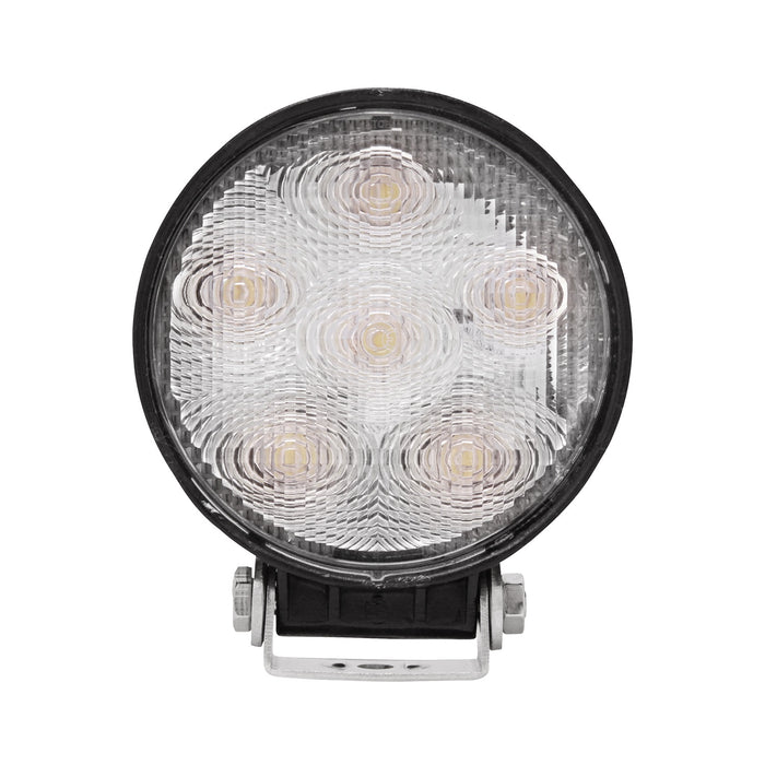 Westin 09-12005 LED Work Light; 4.6 in.; Round; Flood; Incl. Light/Mounting Hardware; - Truck Part Superstore