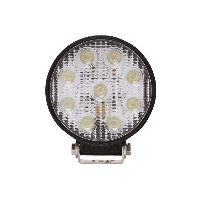Westin 09-12006A LED Work Light; 4.9 x 5.4 in.; Round; Spot; Incl. Light/Mounting Hardware; - Truck Part Superstore