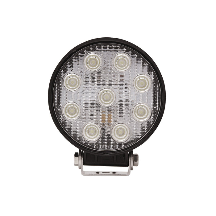 Westin 09-12006B LED Work Light; 4.9 x 5.4 in.; Round; Flood; Incl. Light/Mounting Hardware; - Truck Part Superstore