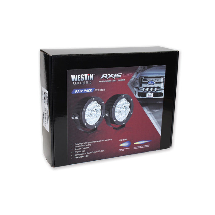 Westin 09-12007B-PR Axis LED Auxiliary Light - Truck Part Superstore