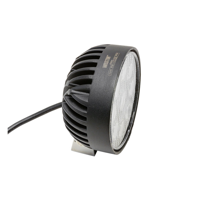 Westin 09-12014B HD LED Work Utility Light; 4.7 in.; Round; Flood; - Truck Part Superstore
