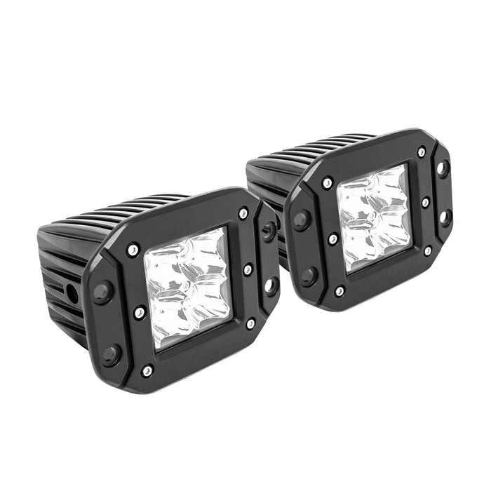 Westin 09-1218FM4 FM4Q LED Flush Mount Auxiliary Lights - Truck Part Superstore
