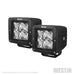 Westin 09-12200B-PR HyperQ LED Auxiliary Light; Pair; 3.2 x 3 in. 5W Cree Flood Beam; - Truck Part Superstore