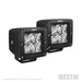 Westin 09-12200B-PR HyperQ LED Auxiliary Light; Pair; 3.2 x 3 in. 5W Cree Flood Beam; - Truck Part Superstore