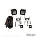 Westin 09-12200B-PR HyperQ LED Auxiliary Light; Pair; 3.2 x 3 in. 5W Cree Flood Beam; - Truck Part Superstore