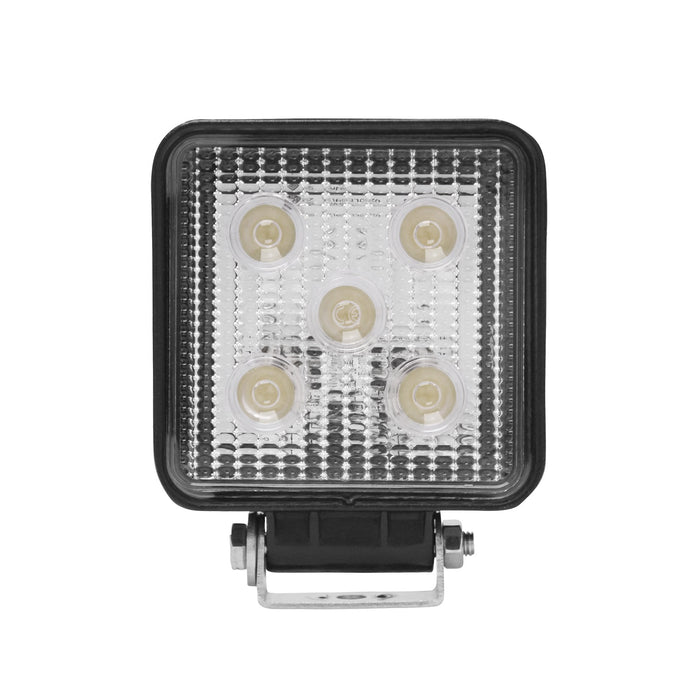 Westin 09-12210A LED Work Light; 4.3 x 5.0 in.; Square; Spot; Incl. Light/Mounting Hardware; - Truck Part Superstore