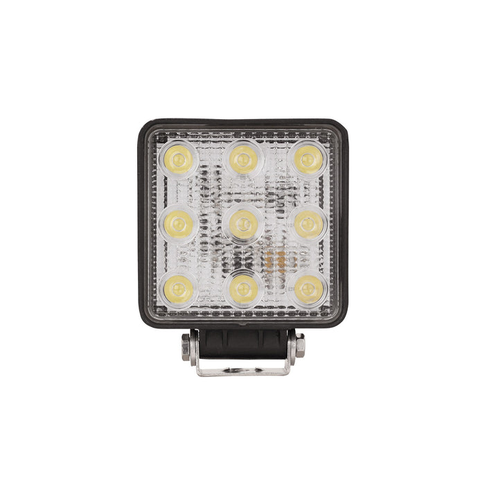 Westin 09-12211A LED Work Light; 4.6 x 5.3 in.; Square; Spot; Incl. Light/Mounting Hardware; - Truck Part Superstore