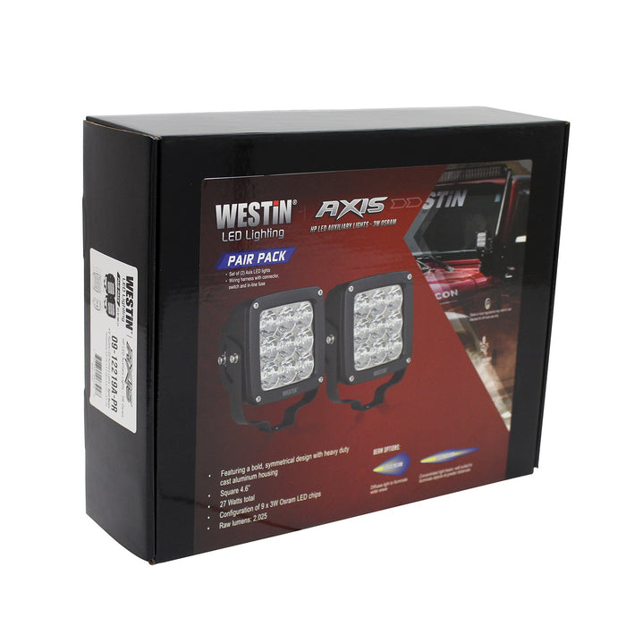 Westin 09-12219A-PR Axis LED Auxiliary Light - Truck Part Superstore