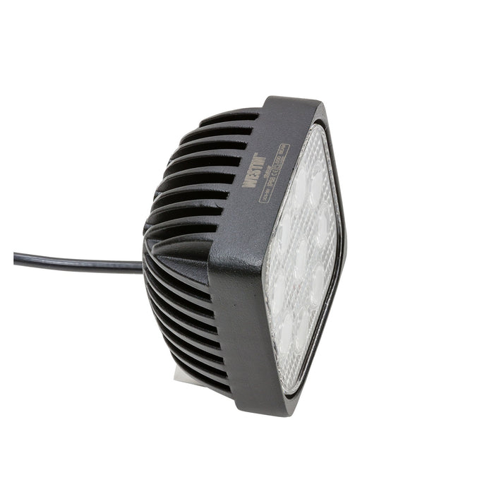 Westin 09-12243B HD LED Work Utility Light; 4.4 x 4.7 in.; Square; Flood; - Truck Part Superstore