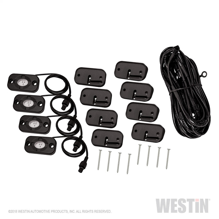 Westin 09-80005 Universal/WJ2 Bumper LED Rock Light Kit - Truck Part Superstore