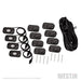 Westin 09-80015 LED Rock Light Kit; Incl. 4 Lights; 14 ft. 9 in. Wiring Harness; Switch; - Truck Part Superstore