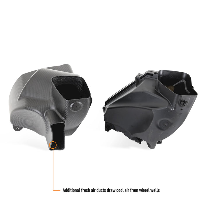 Mishimoto MMAI-G80-21CFM Carbon Fiber Performance Air Intake, fits BMW G8X M3/M4 2021+, Matte - Truck Part Superstore