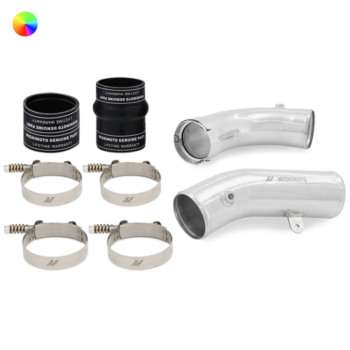 Mishimoto MMICP-DMAX-17CN Cold-Side IC Pipe and Boot Kit, fits 6.6L Duramax L5P '17-'19, Custom Color - Truck Part Superstore