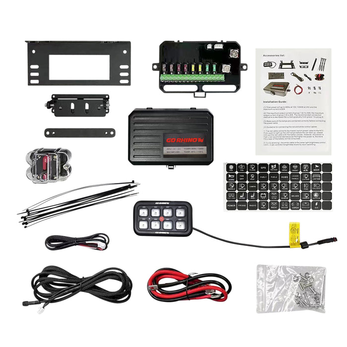 Go Rhino 758CHSCW 8-Channel Light Switch Controller - Truck Part Superstore