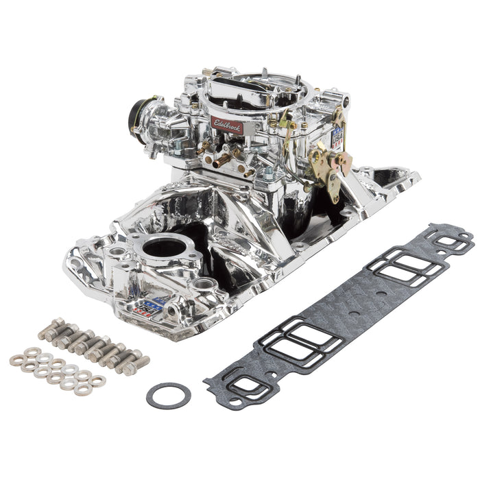 Edelbrock 20224 Engine Intake Manifold / Carburetor Kit - Truck Part Superstore