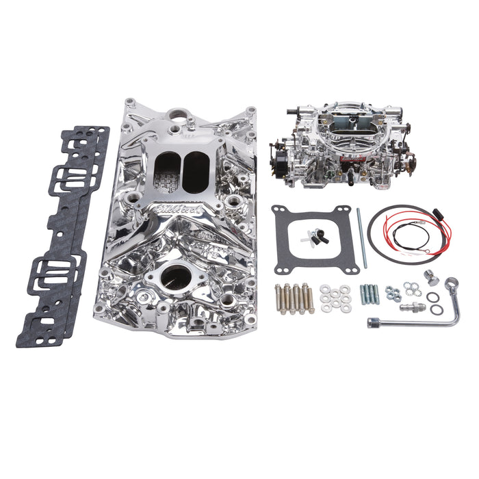 Edelbrock 20284 Engine Intake Manifold / Carburetor Kit - Truck Part Superstore
