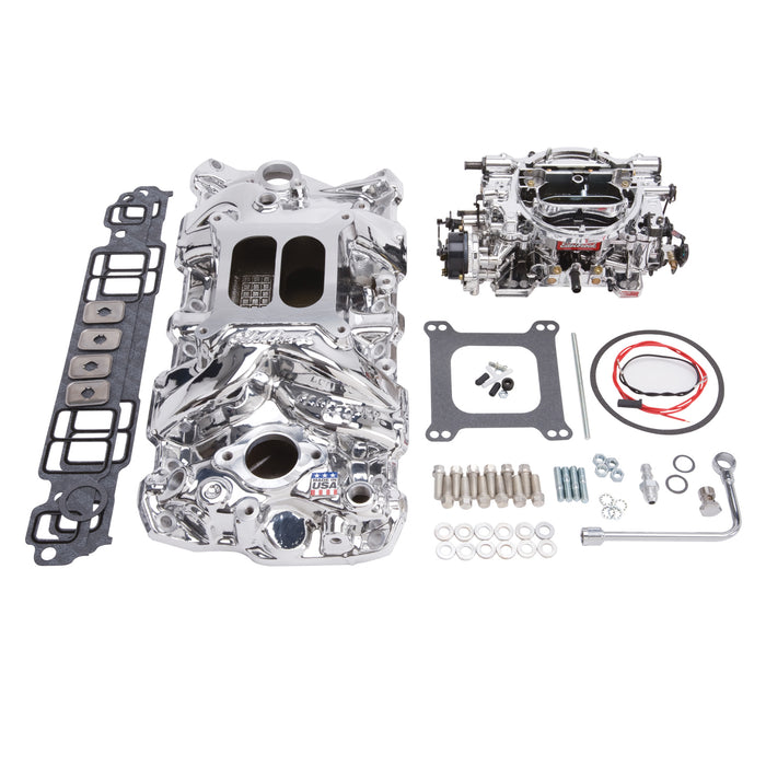 Edelbrock 20234 Engine Intake Manifold / Carburetor Kit - Truck Part Superstore