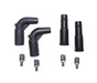 Taylor Cable 10006 Motorcycle Boot And Terminal Kit; 90 deg. EVO; 180 deg. EVO Coil; Black; - Truck Part Superstore