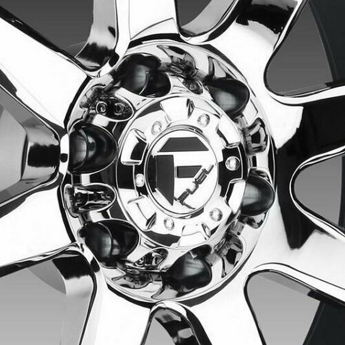 Fuel 2PC 1001-58CEN-C FUEL-TOP SECTION OF FUEL CAP-CHR/MB LOGO - Truck Part Superstore