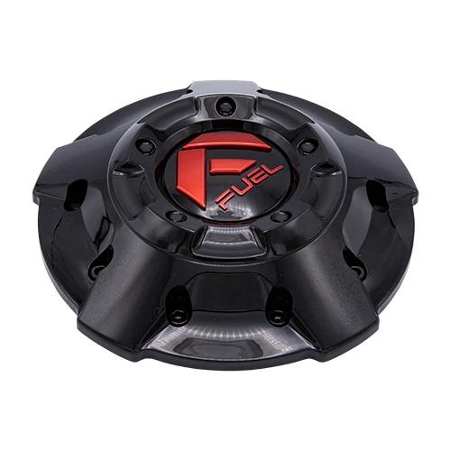 Fuel 2PC 1003-81GBQ FUEL FIVE BAR COVER CAP-GL-BLK RED TINT - Truck Part Superstore