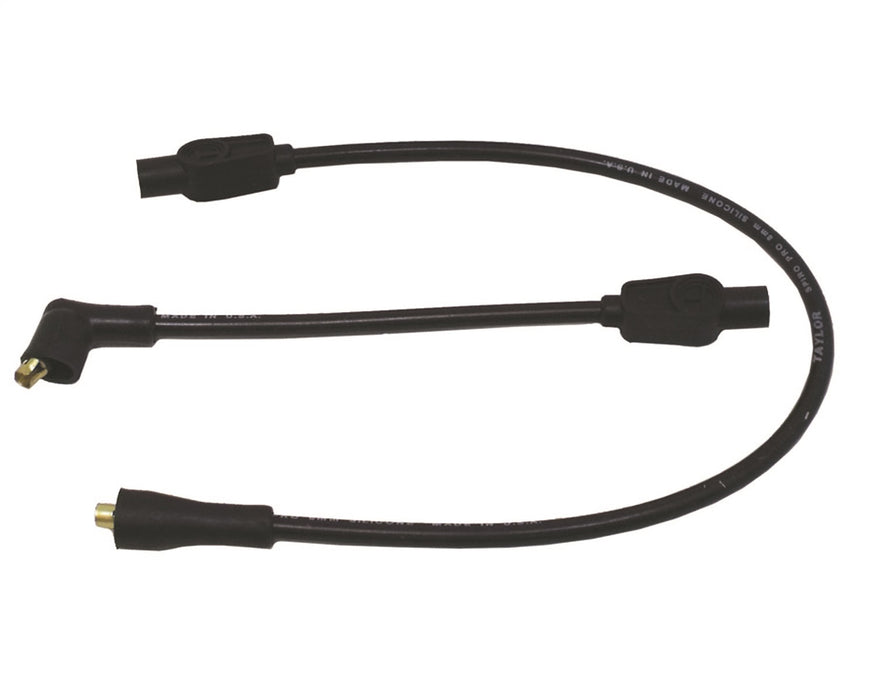 Taylor Cable 10032 8mm Spiro-Pro Motorcycle Ignition Wire Set; Custom Fit; Black; 180 deg. Boots; - Truck Part Superstore
