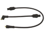 Taylor Cable 10032 8mm Spiro-Pro Motorcycle Ignition Wire Set; Custom Fit; Black; 180 deg. Boots; - Truck Part Superstore