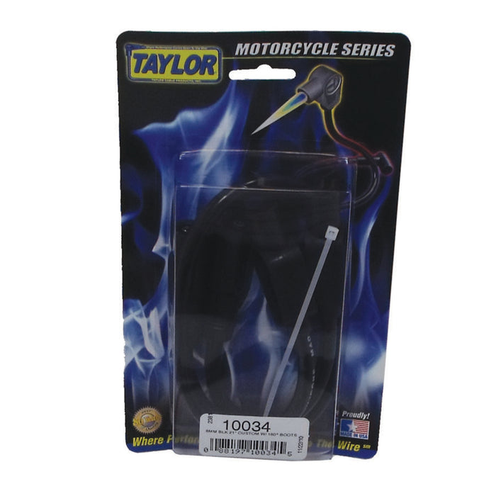 Taylor Cable 10034 8mm Spiro-Pro Motorcycle Ignition Wire Set - Truck Part Superstore