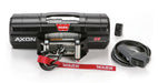 Warn 101155 AXON 55 includes 50? of durable??? steel rope, roller fairlead, and?a black hook - Truck Part Superstore