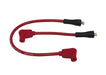 Taylor Cable 10230 8mm Spiro-Pro Motorcycle Ignition Wire Set; Custom Fit; Red; 90 deg. Boots; - Truck Part Superstore