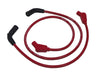 Taylor Cable 10236 8mm Spiro-Pro Motorcycle Ignition Wire Set; Custom Fit; Red; 135 deg. Boots; - Truck Part Superstore