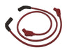 Taylor Cable 10236 8mm Spiro-Pro Motorcycle Ignition Wire Set; Custom Fit; Red; 135 deg. Boots; - Truck Part Superstore