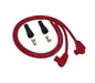 Taylor Cable 10251 8mm Spiro-Pro Motorcycle Ignition Wire Set; Universal Fit; Red; 90 deg. Boots; - Truck Part Superstore